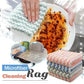 Super Absorbent Striped Coral Fleece Kitchen Cleaning Cloths
