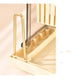 Cream Acrylic Knife Block and Cutlery Storage Rack