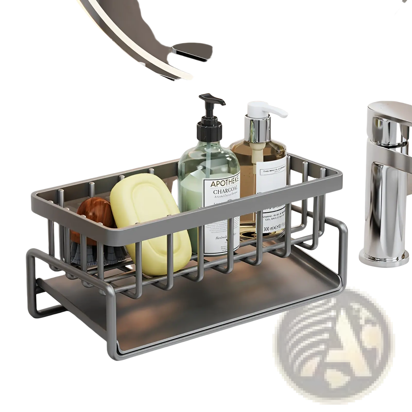 Kitchen Sink Storage Rack Stainless Steel Organizer