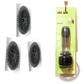 Kitchen Soap Dispensing Palm Brush and Scrubber Set