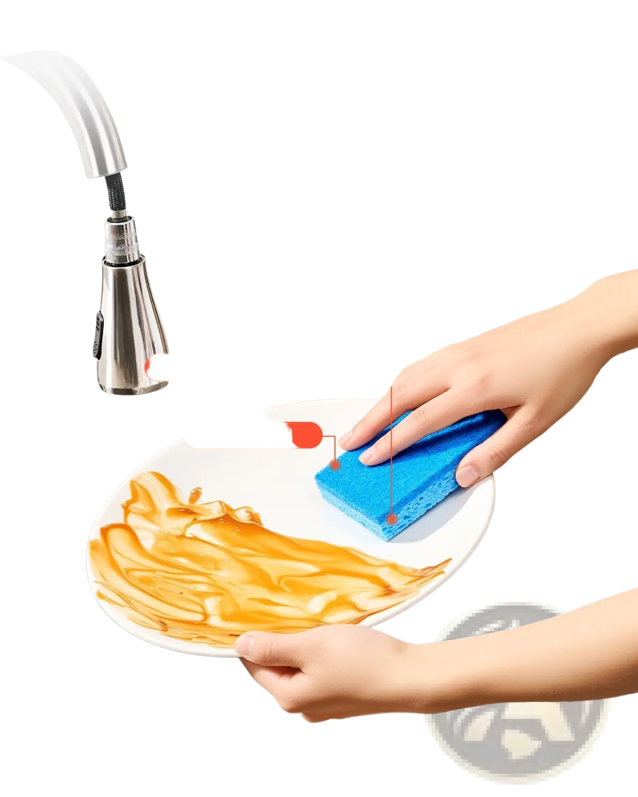 Kitchen Sponges 12 Pack Dual Sided Cellulose Scrub Pads