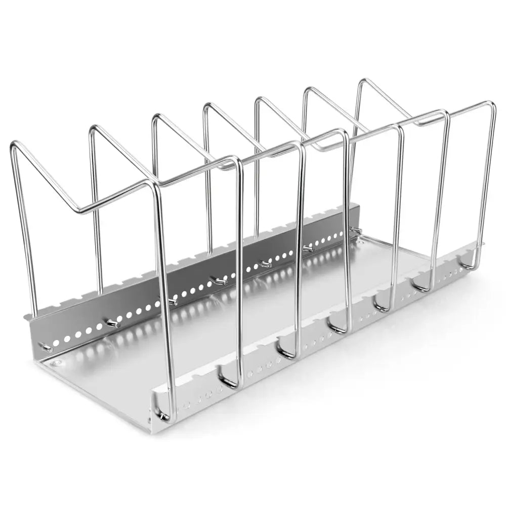 Adjustable Stainless Steel Pot and Pan Organizer Rack