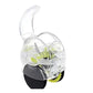 Ergonomic Clear Garlic Press and Mincer with Precision Blades