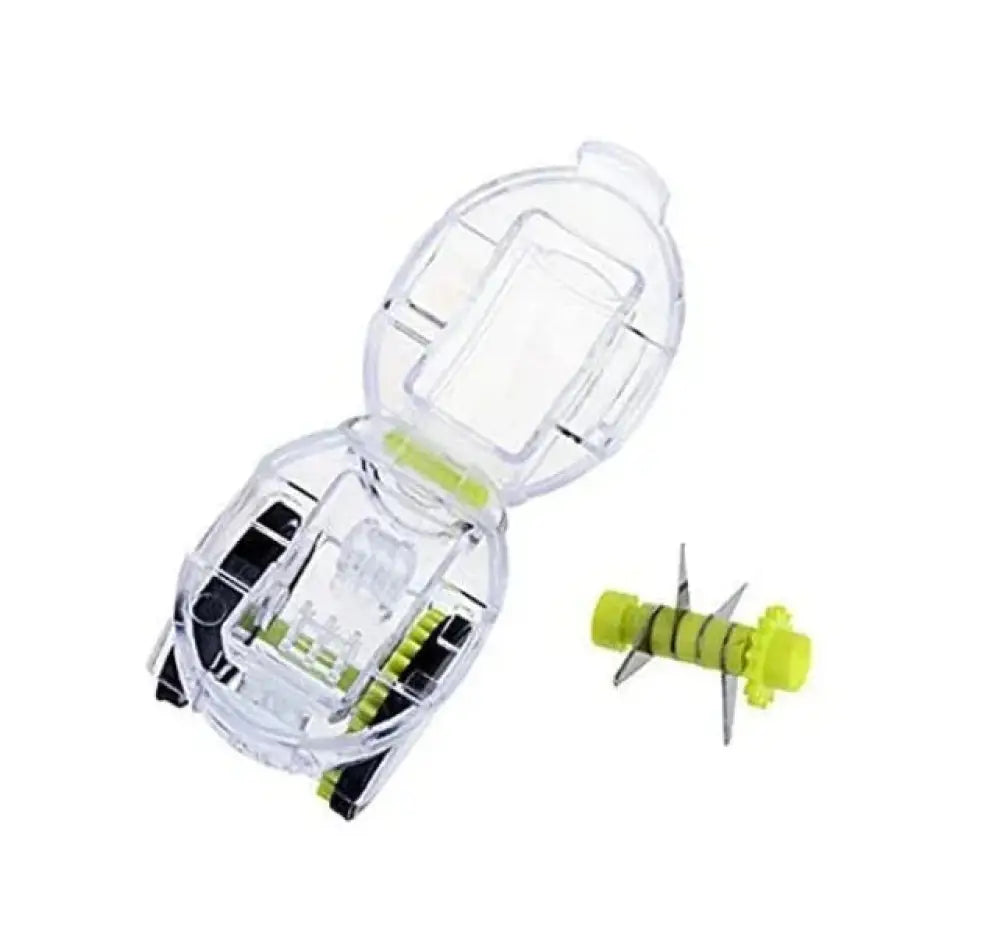 Ergonomic Clear Garlic Press and Mincer with Precision Blades