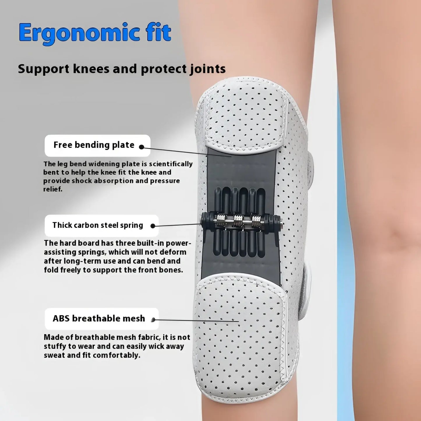Knee Booster Support for Climbing and Running