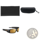 Koda Sport Polarized Square Mirror Lens Sunglasses