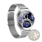 Kw10 Pro Women Rose Gold Mesh Smartwatch with Butterfly Dial