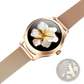 Kw10 Pro Women Rose Gold Mesh Smartwatch with Butterfly Dial