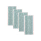 Oversized Striped Border Cabana Beach Towels - Santa Cruz