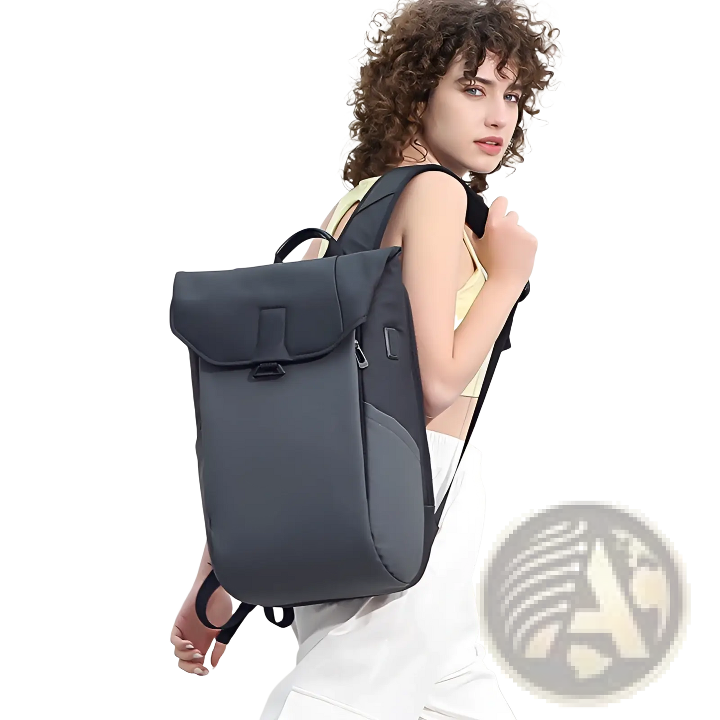 Laptop Backpack Usb Charging Minimalist School Bag