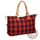 Large Capacity Cotton Canvas Weekend Travel Duffle Bag