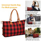 Large Capacity Cotton Canvas Weekend Travel Duffle Bag