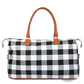 Large Capacity Cotton Canvas Weekend Travel Duffle Bag