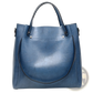 Large Capacity Faux Leather Tote Shoulder Bag