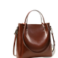 Large Capacity Faux Leather Tote Shoulder Bag