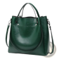 Large Capacity Faux Leather Tote Shoulder Bag
