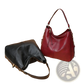 Large Capacity Faux Leather Zippered Hobo Shoulder Bag