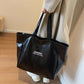 Large Waterproof Glossy Shoulder Tote Bag