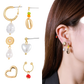 Layered Gold Butterfly and Pearl Jewelry Set for Women
