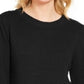 Karen Scott Women's Cotton Mock Neck Top Black Size Large