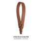 Adjustable Textured Leather Handbag Strap with Gold Clasp