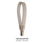Adjustable Textured Leather Handbag Strap with Gold Clasp