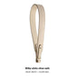 Adjustable Textured Leather Handbag Strap with Gold Clasp