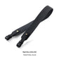 Adjustable Textured Leather Handbag Strap with Gold Clasp