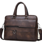 Leather Briefcase Shoulder Bag for Men Premium Pu