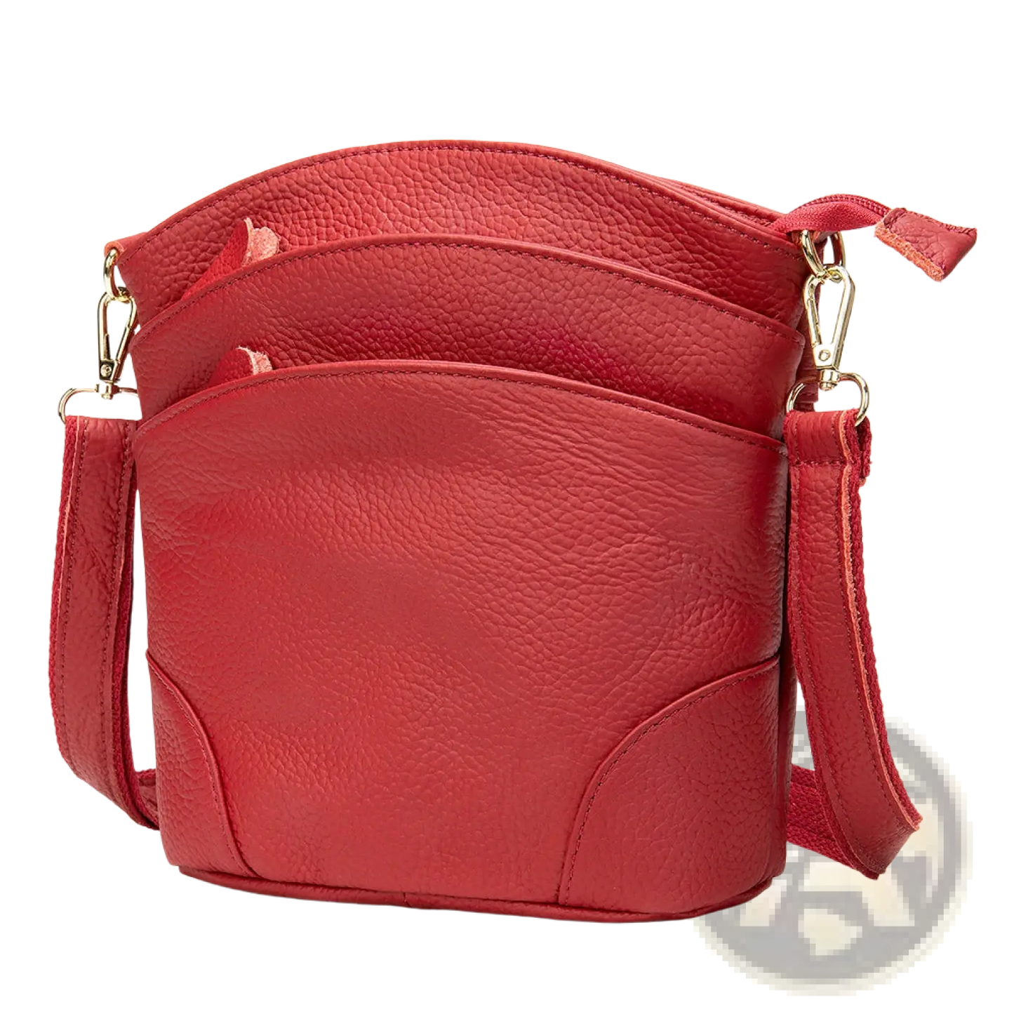 Leather Crossbody Bag Retro Cowhide Shoulder Purse