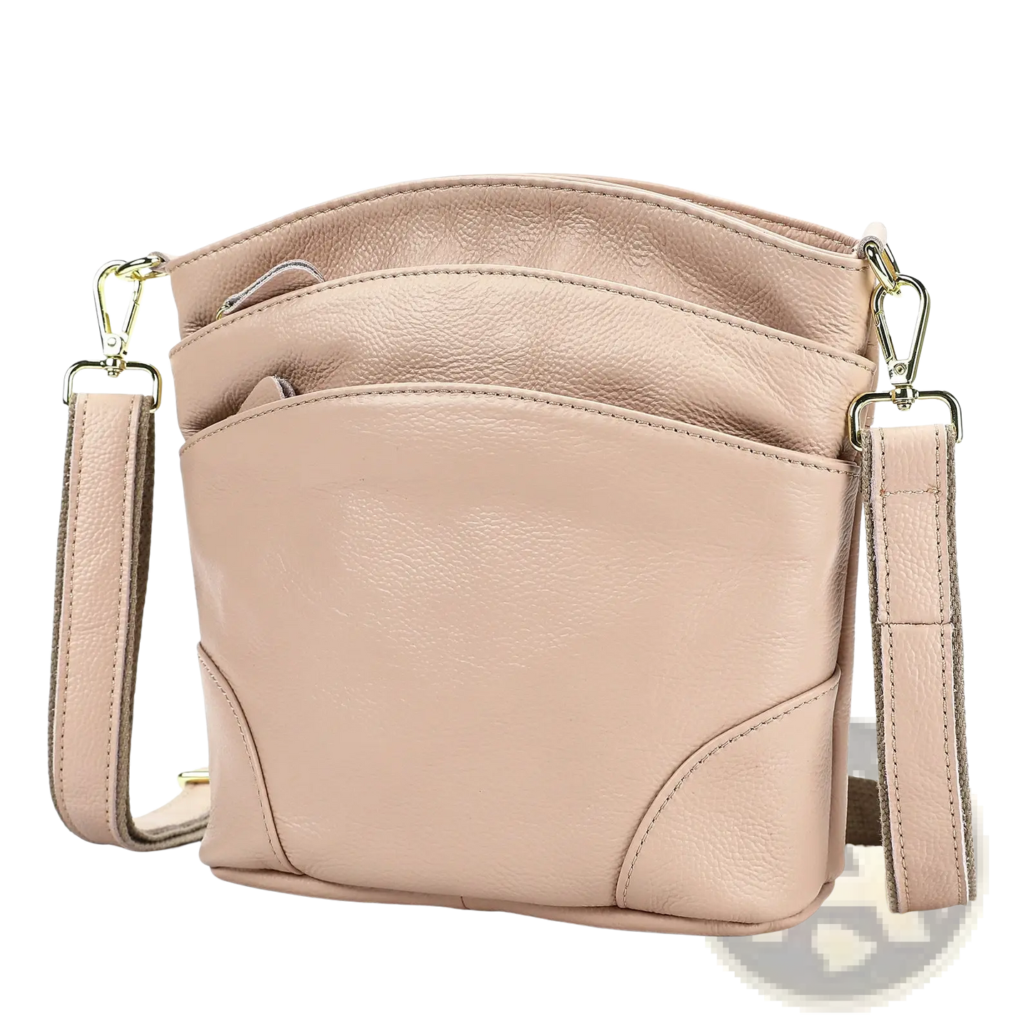 Leather Crossbody Bag Retro Cowhide Shoulder Purse