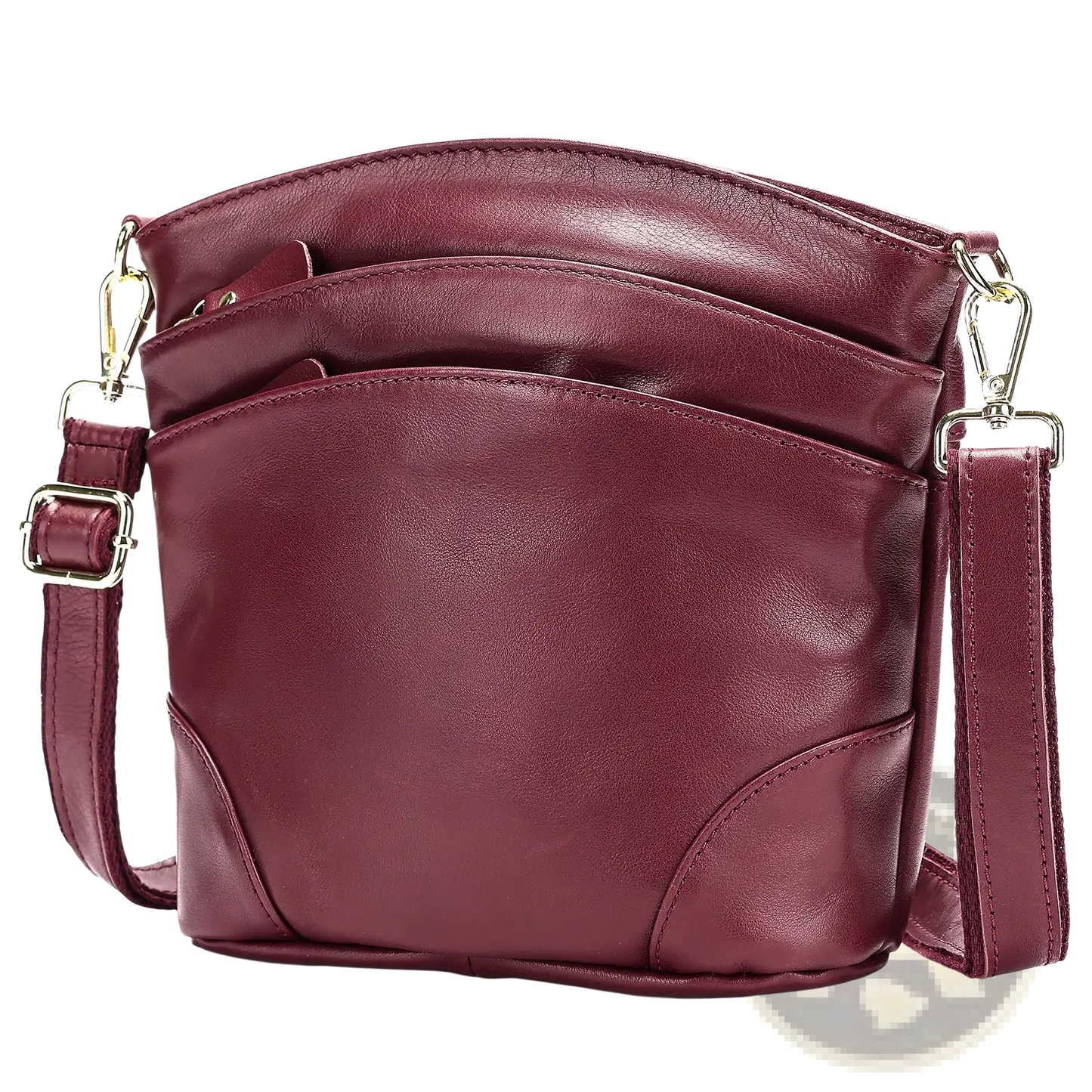 Leather Crossbody Bag Retro Cowhide Shoulder Purse