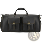 Leather Duffle Bag Vintage Large Folding Travel Bag