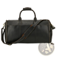 Leather Duffle Bag Vintage Large Folding Travel Bag