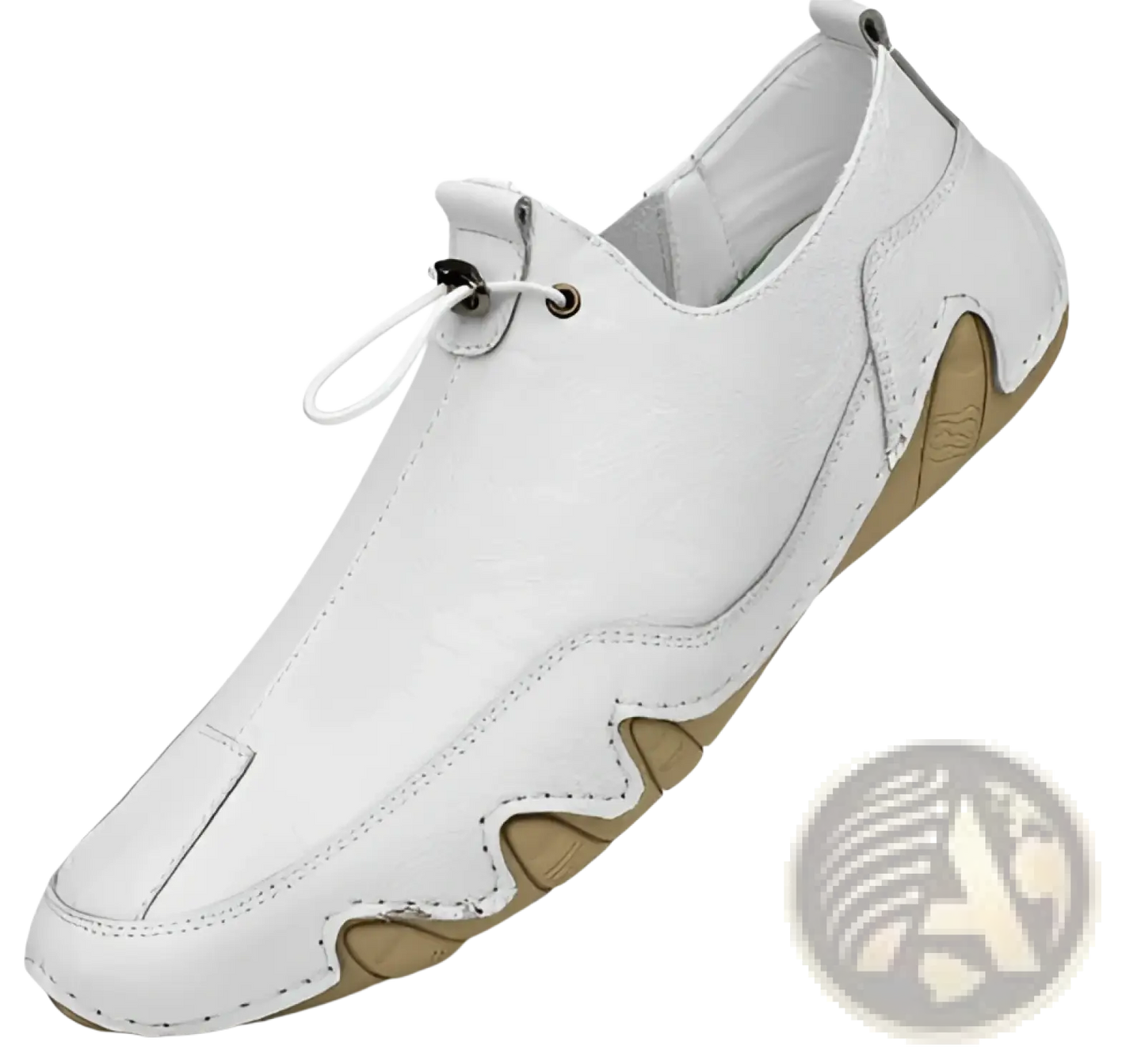 Leather Loafers Breathable Suede Slip on Casual Shoes