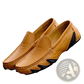 Leather Loafers for Men Retro British Style Shoes