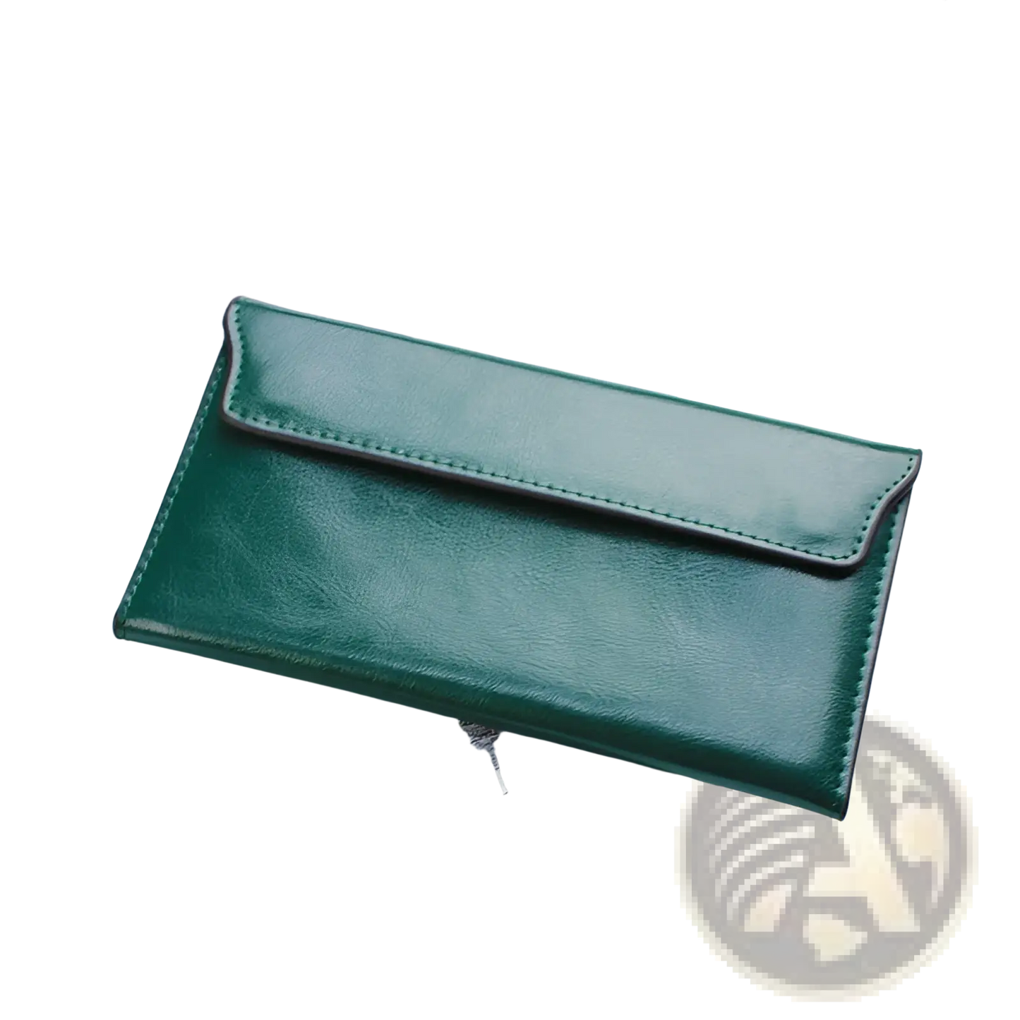 Leather Long Wallet Slim Minimalist Cowhide Clutch