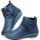 Leather Martin Boots Faux Fur Lined Winter Snow Shoes