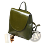 Leather Messenger Backpack Retro Fashion Bag
