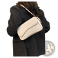 Leather Messenger Bag Minimalist Crossbody Organ Bag