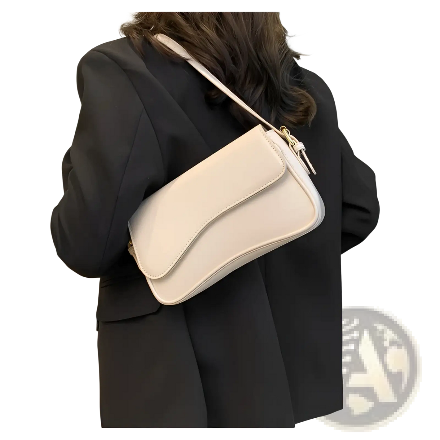 Leather Messenger Bag Minimalist Crossbody Organ Bag