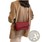 Leather Messenger Bag Minimalist Crossbody Organ Bag