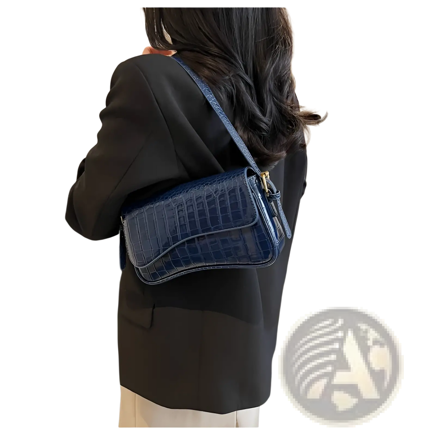 Leather Messenger Bag Minimalist Crossbody Organ Bag