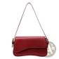 Leather Messenger Bag Minimalist Crossbody Organ Bag