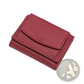 Leather Mini Wallet Compact Cowhide Bifold Card Holder