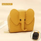 Elephant Leather Accordion Card Holder Wallet