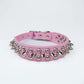 Studded Spiked Leather Dog Collar for Small and Medium Breeds