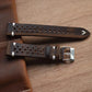 Handmade Perforated Crazy Horse Leather Accessory Strap