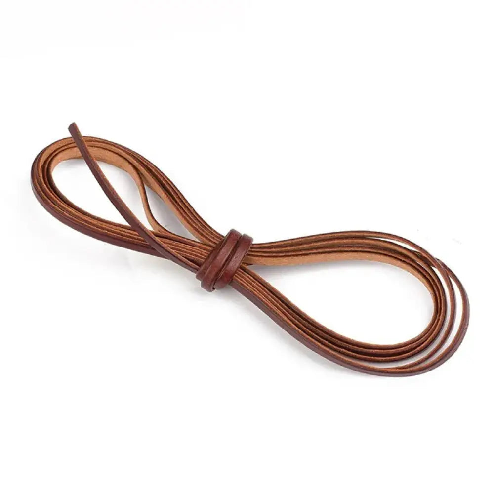 Handmade Genuine Leather Cord for Diy Crafting Projects