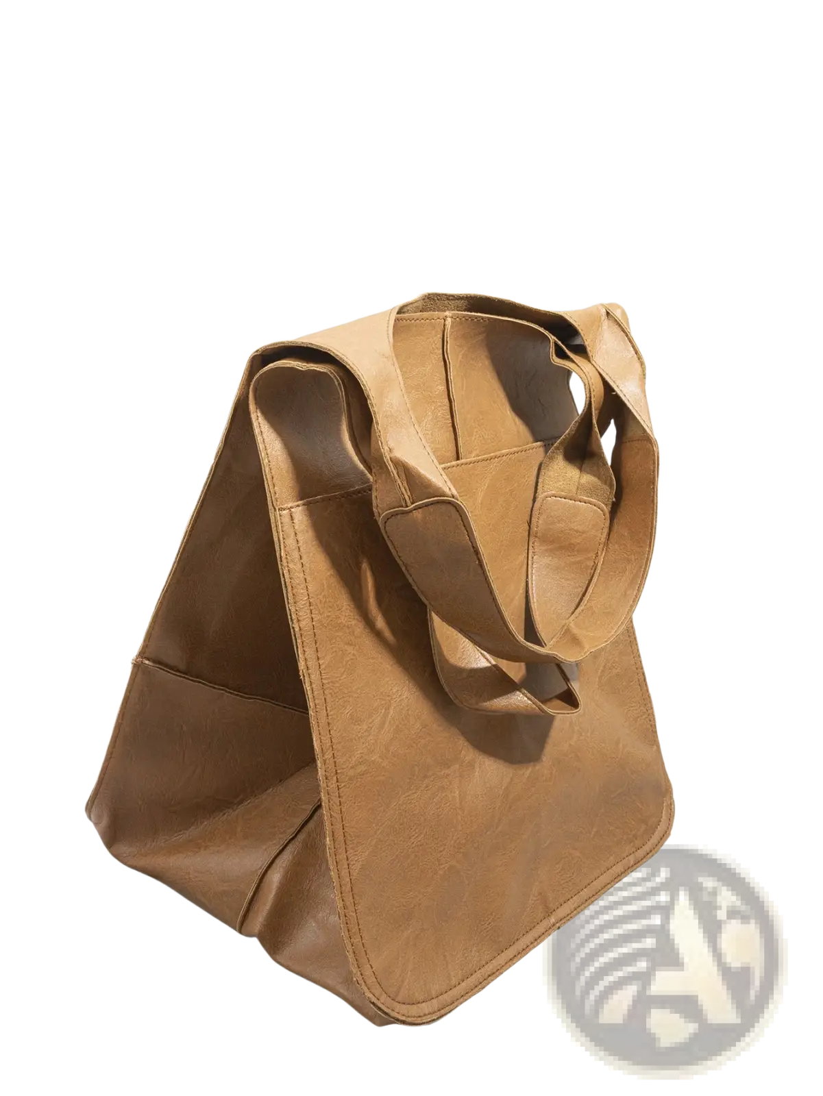 Leather Tote Bag Large Capacity Soft Slouchy Shoulder Bag